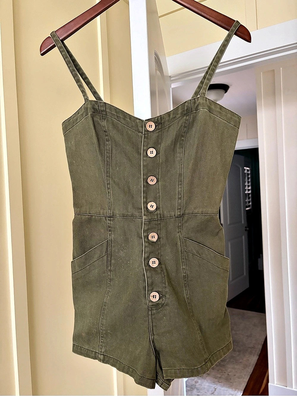 Forever 21 Olive green Romper Size Small NWT